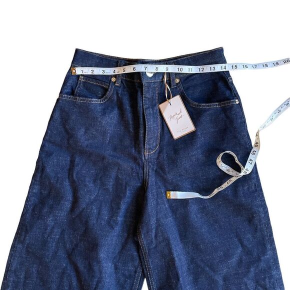 TED BAKER Auustyn High waisted wide leg jeans size 29 - Picture 8 of 13